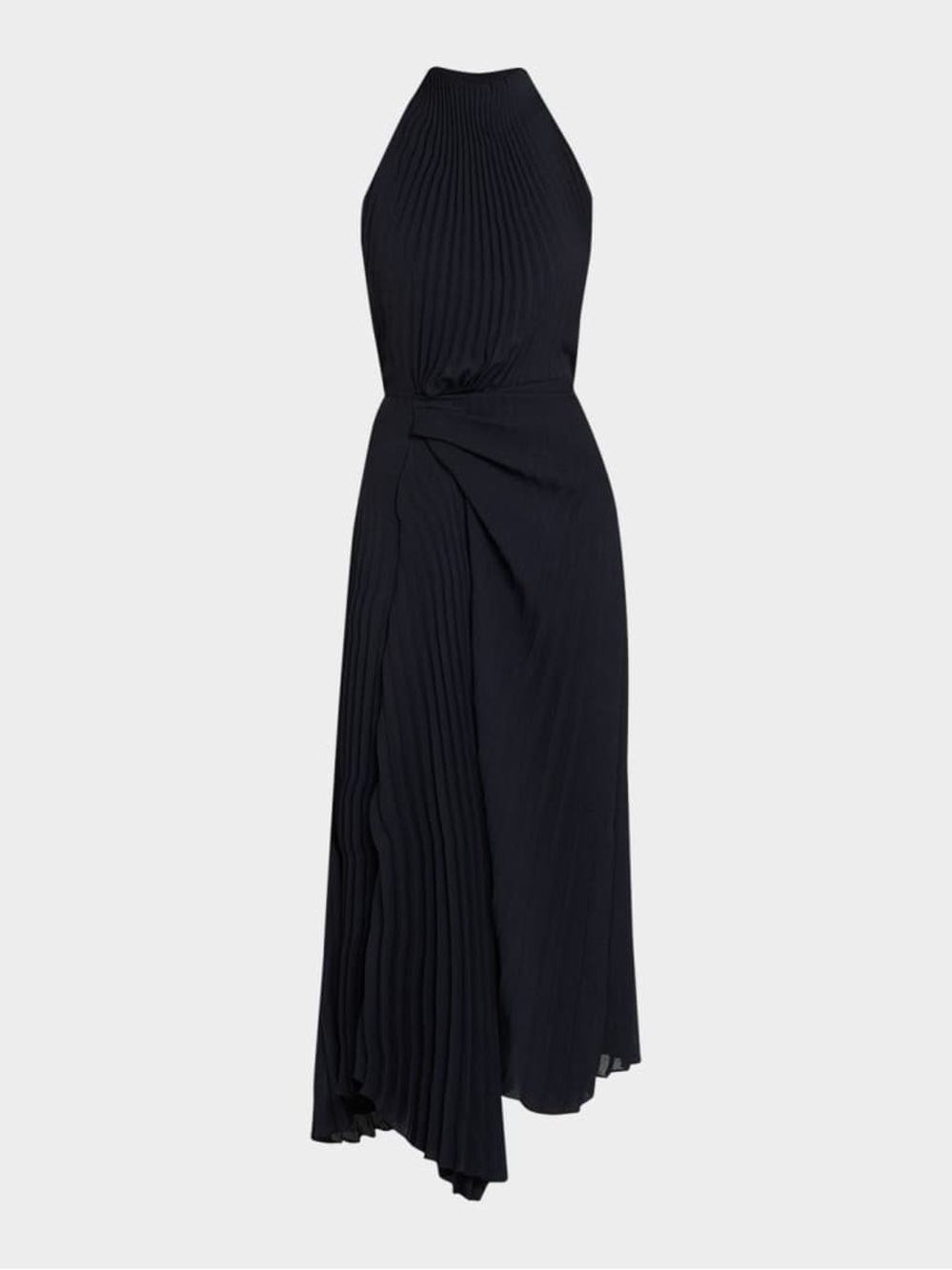NWT A.L.C. Simona Pleated Midi Dress Deep Navy Size 2